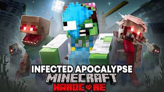 Surviving An Infected Zombie Apocalypse in Minecraft Hardcore [upl. by Aciretal848]