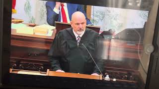 Idaho Supreme Court Chief Justice G Richard Bevan speech to Idaho Senate January 17 2024 [upl. by Kassab]