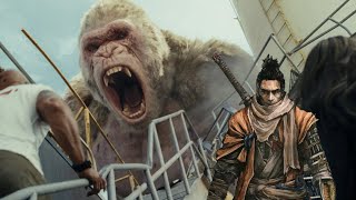 Sekiro  Guardian Ape boss fight [upl. by Auqenahs]