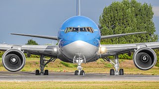 30 SUPER CLOSE UP TAKEOFFS and LANDINGS  Amsterdam Schiphol Airport Plane Spotting AMSEHAM [upl. by Ahusoj]