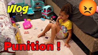 VLOG  Préparation des VACANCES  LES FILLES PUNIES  pour de vrai E GÂTEAU de MAMAN [upl. by Ellynn478]