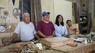 ARTESANOS  MADERA INCRUSTRADA DE JALOSTOTITLÁN JALISCO [upl. by Esirtal38]