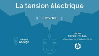 🧲 La tension électrique ‖ Physiquechimie ‖ Collège [upl. by Bernie]