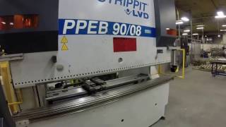 LVD Strippit PPEB 9008  Press Brake [upl. by Airad]