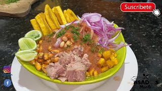 Como hacer Un Cevichocho Ecuatoriano ASADOS ManQ [upl. by Namlas]