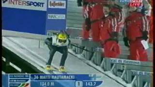 Adam Małysz vs Matti Hautamaeki  Predazzo 2003 [upl. by Dani]