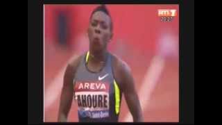 Murielle Ahouré remporte le 200 m de la réunion de ParisSaintDenis [upl. by Hedwiga]