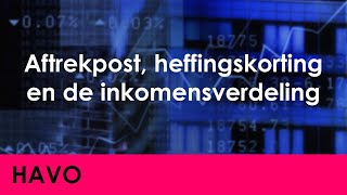 Aftrekpost heffingskorting en de inkomensverdeling  Economie voor havo  Jong amp Oud [upl. by Rivard]