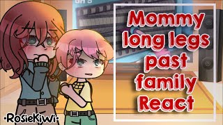 Mommy Long Legs Past Family Reacts  Poppy playtime [upl. by Ecyar]