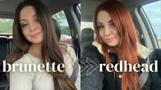 Brunette to Copper Hair at Home My Exact Formula [upl. by Karolina]