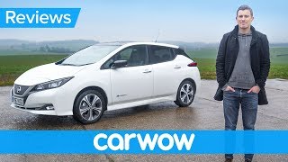 Nissan Leaf 2020 EV indepth review  carwow Reviews [upl. by Kcirrem]