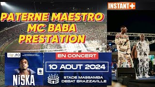 Paterne Maestro Mc Baba And Ya Jean Live Performance At Niska Stade Massamba Debat In Brazzaville [upl. by Ajile756]