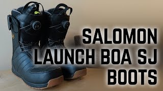 Salomon Launch Boa Snowboard Boots Review [upl. by Aznola]