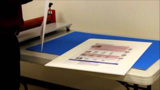 Laminating with cold adhesive film sheets [upl. by Parker814]