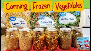 Canning Frozen Vegetables [upl. by Glavin702]