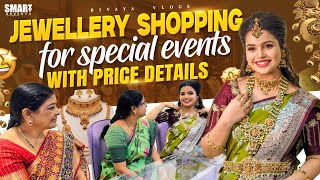 Jewellery Shopping For Special Events  Trending Jewellery With Price Details  Divya Vlogs ❤️ [upl. by Nauqet]