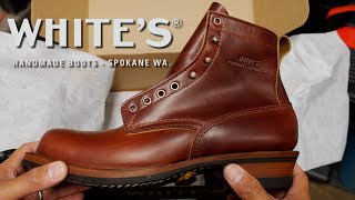 Whites Boots C350 Cruiser in British Tan Double Shot Unboxing and Initial Impressions [upl. by Aicac]