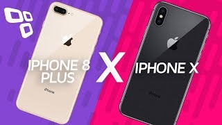 iPhone 8 Plus vs iPhone X  Qual vale mais a pena  Comparativo  Tecmundo [upl. by Cardwell]