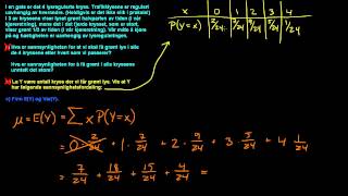 6c1  Forventning EX Statistikk [upl. by Mada650]