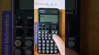 Cómo calcular el mcm con la CALCULADORA fx991 LA CW 🤔 [upl. by Lyrrehs]