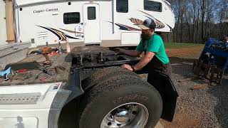 Converting a Commercial Fifth Wheel on a HDT to Tow a Fifth Wheel Camper [upl. by Acinoreb]