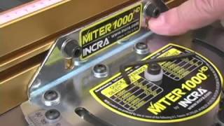 Incra 1000HD Miter Gauge Review  NewWoodworker [upl. by Nerw]