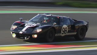 4x Original Ford GT40 Racing Hard Epic V8 Sound  Spa Six Hours 2024 [upl. by Reckford]