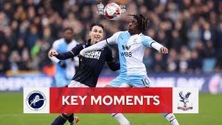 Millwall v Crystal Palace  Key Moments  Third Round  Emirates FA Cup 202122 [upl. by Laidlaw]