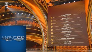 Sanremo 2020  La classifica parziale della serata finale [upl. by Arndt91]