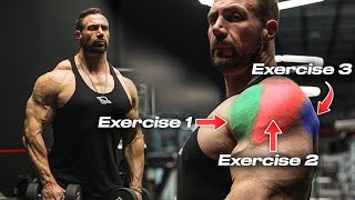 THE 4 BEST exercises for HUGE shoulders IT’S SIMPLE [upl. by Barbara-Anne61]