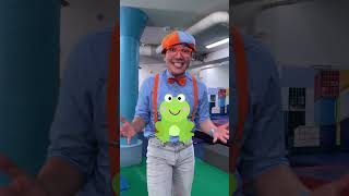 Hop Hop Like a Frog with Blippi 🐸🐸🐸  Animals for Kids  Educational Videos blippi games play [upl. by Elleira]