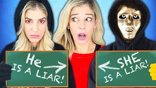 Twin Telepathy Challenge Rebecca Zamolo vs Hacker to Find Truth Battle Royale in Real Life [upl. by Aleece]