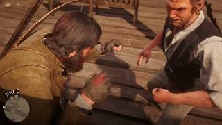 Beating people up in armadillo Rdr2 [upl. by Bonnes645]