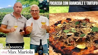 FOCACCIA AL FORNO A LEGNA Cotta nel vostro giardino di casa [upl. by Snej]