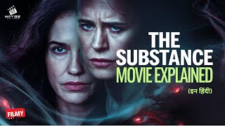 The Substance 2024 Movie Explained in Hindi  Movie Recap [upl. by Nivonod]