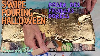 Swipe Pouring dHalloween et feuilles dorées swipepouring N°260 [upl. by Moorefield848]