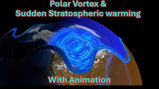 Polar vortex and Sudden stratospheric warming detailed explanation with animation [upl. by Jb]