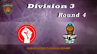 Atlasbasket  Div 3Round 4  PRIMERO DE MAYO vs MOST WANTED [upl. by Vidal]