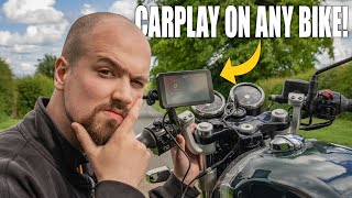 How To Get CarPlay On Any Motorcycle  NEW Chigee AIO5 Play [upl. by Carlstrom]