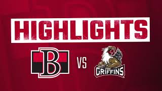 HIGHLIGHTS Belleville Senators  Grand Rapids Griffins Jan2724 [upl. by Mirisola]