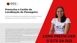 Formulário para entrar em Portugal  preencha o Cartão de Localização de Passageiro [upl. by Alane]