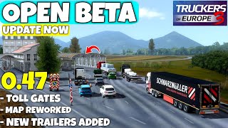 Truckers of Europe 3 Open Beta Update Released Now 047 [upl. by Eilyak]