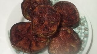 বেগুন ভাজা রেসিপি l Bobi fashion vlog amp cooking [upl. by Sipple]