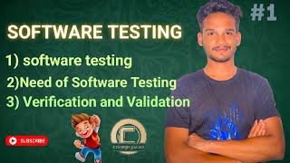 Software testing and Verification and Validation [upl. by Faro]