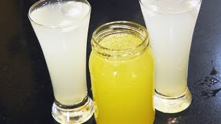 लिंबू सरबत सिरप  Limbu Sarbat Syrup  Lemon Squash Recipe  SummerDrink  MadhurasRecipe [upl. by Aney]