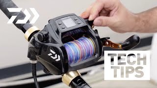 Daiwa Electric Reels  Setting the Reel Functions [upl. by Malva]