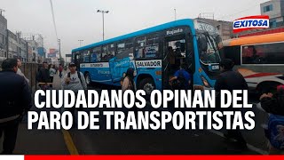 🔴🔵Ciudadanos opinan del paro convocado para mañana [upl. by Letreece]