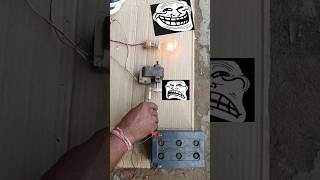 DC to ACDC 12 volt to AC 220voltnew free energyamazing videoexperimentmotor experimentAC fan [upl. by Atekehs783]