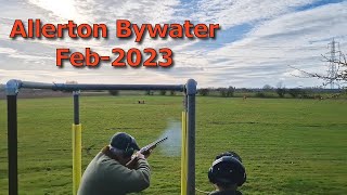 Sporting Clays at Allerton Bywater Feb 2023 fun in the sun Shotkam Gen4 [upl. by Marlowe942]