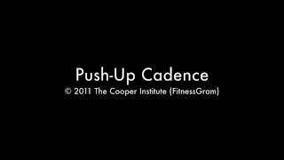 FitnessGram Push Up Test Cadence [upl. by Ennail]